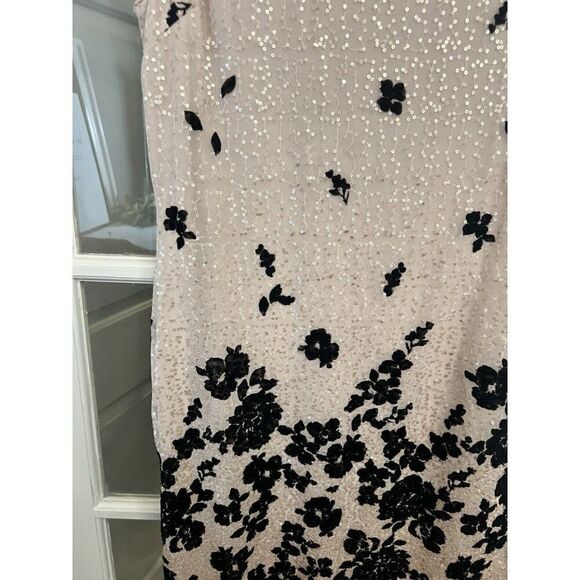 Y2K 12 Dress Whimsigoth Velvet Sequin Floral Forest Fairy Grunge Mother Of Bride - Picture 2 of 8